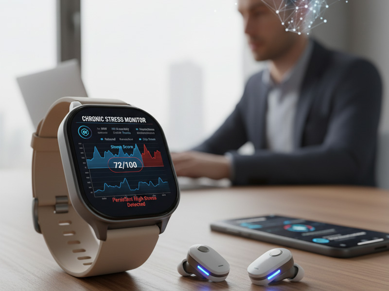 ردیاب‌های هوشمند با قابلیت تشخیص استرس مزمن