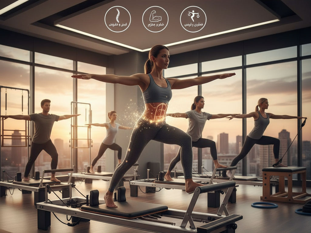 فواید دستگاه‌های تمرینات پیلاتس با رینگ