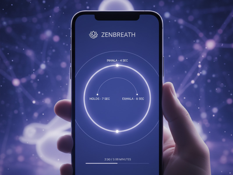 اپلیکیشن‌های تمرینات تنفسی عمیق برای آرامش