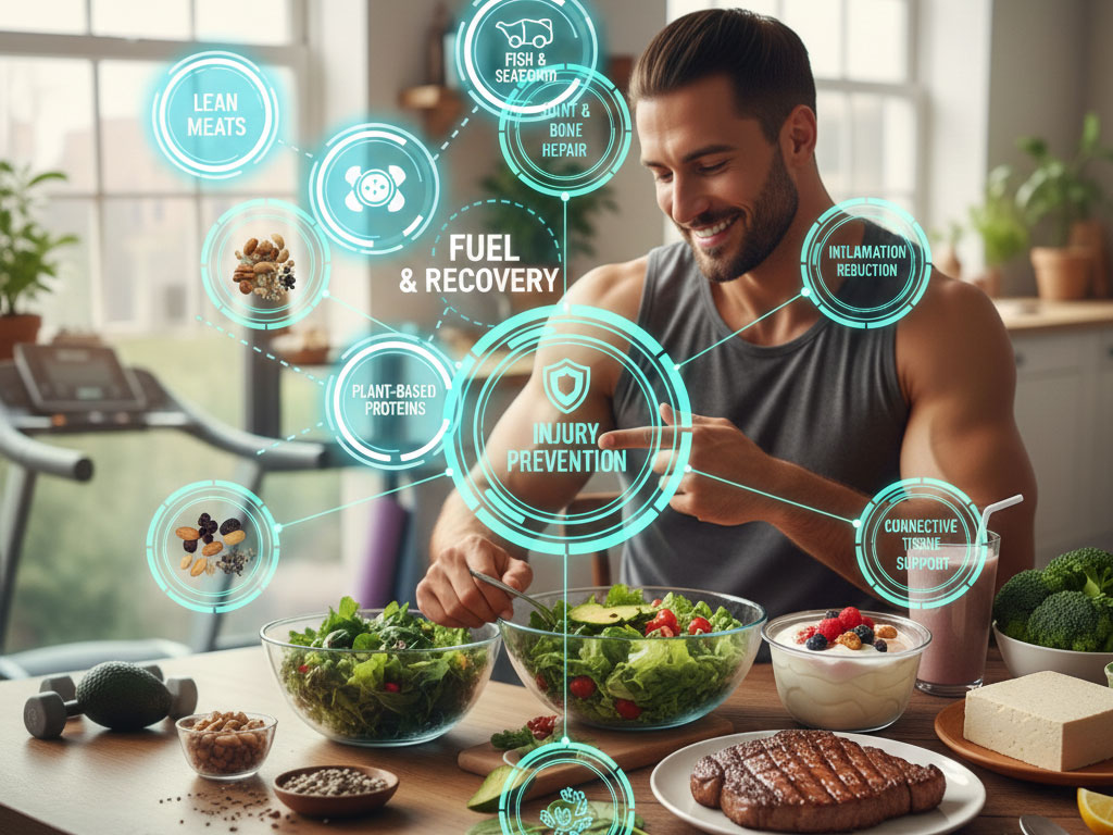 تغذیه برای جلوگیری از آسیب‌های ورزشی