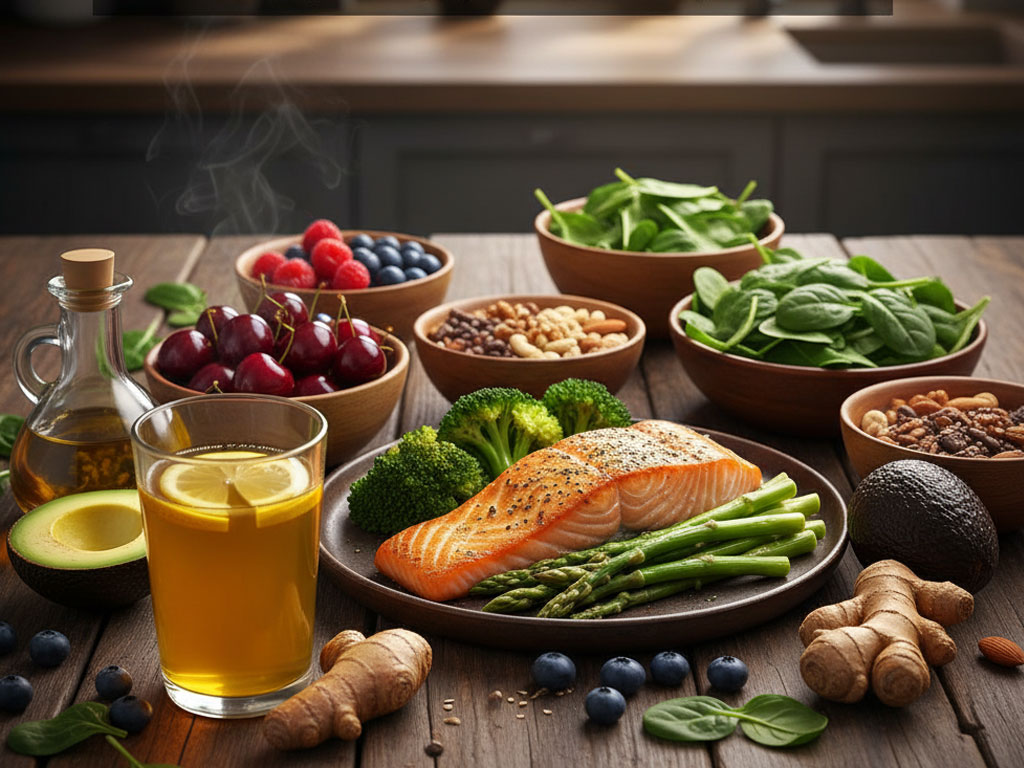 بهترین غذاها برای کاهش التهاب پس از تمرین شدید بهترین غذاها برای کاهش التهاب پس از تمرین شدید