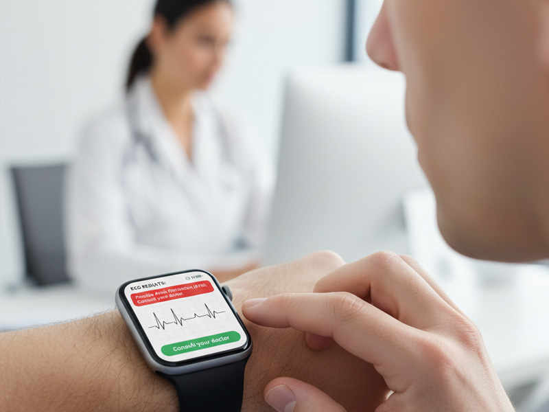 ساعت‌های هوشمند با قابلیت ECG: تشخیص آریتمی در منزل