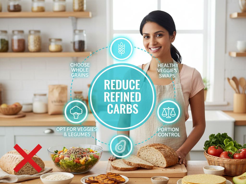 راهکارهای کاهش مصرف نان سفید و محصولات آرد تصفیه شده