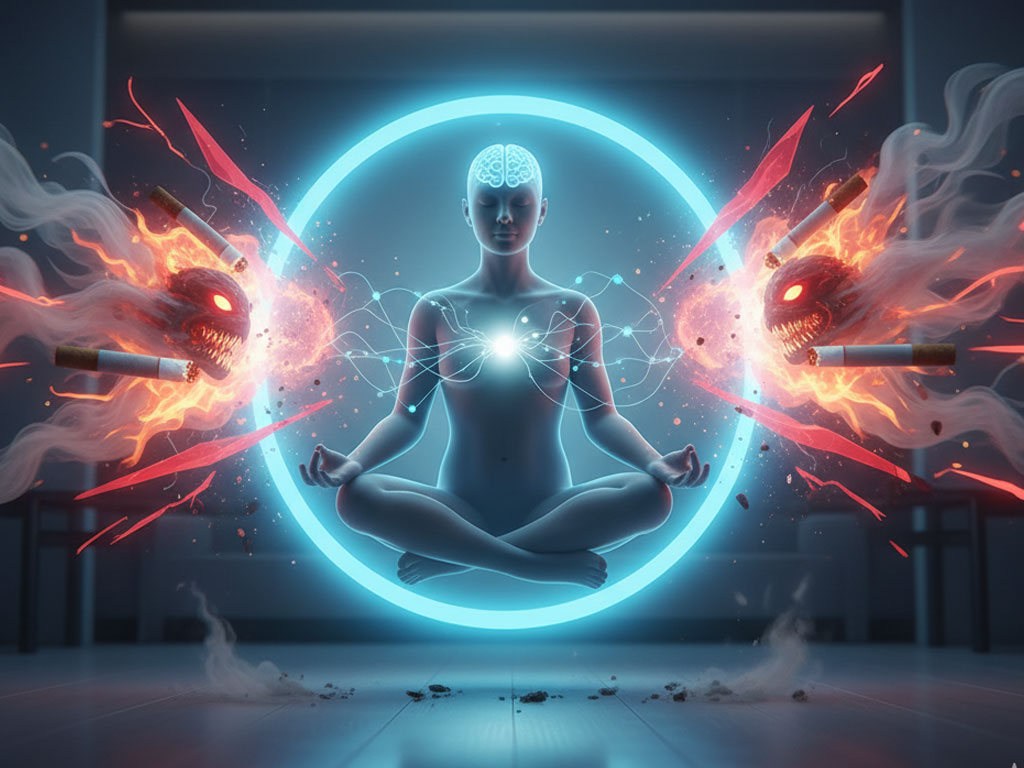 نقش تکنیک‌های مراقبه (مدیتیشن) در کنترل میل به سیگار