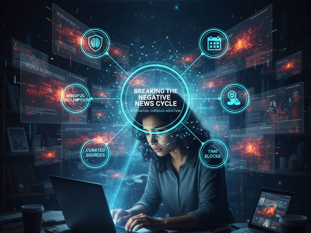 چگونگی مقابله با اعتیاد به اخبار و اطلاعات منفی