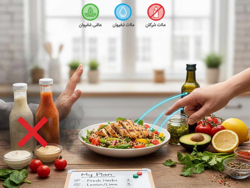 راهکارهای کاهش مصرف سسها و چاشنیهای ناسالم راهکارهای کاهش مصرف سسها و چاشنیهای ناسالم