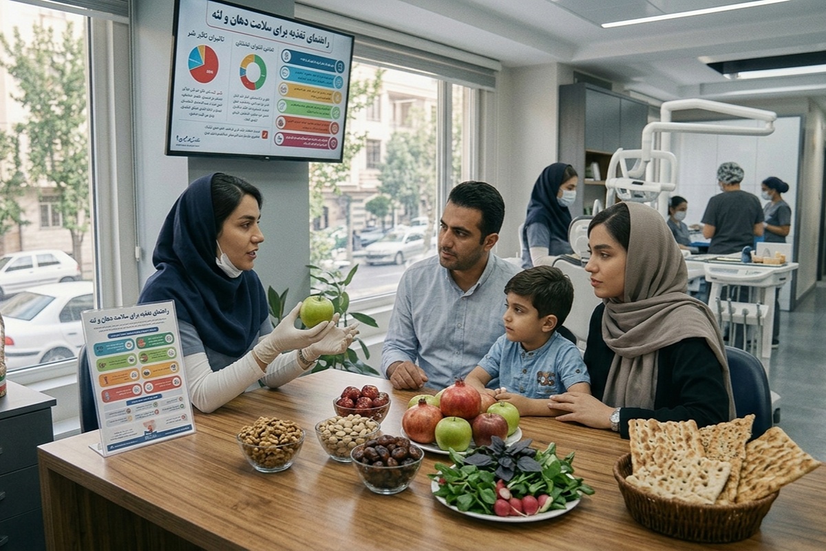 تغذیه و سلامت دهان؛ چه بخوریم تا دندان‌ها و لثه سالم‌تری داشته باشیم؟